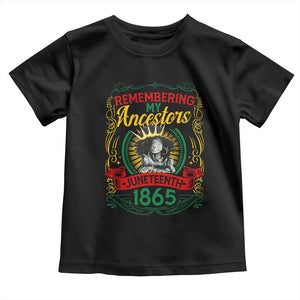 Juneteenth Baby Shirt Remembering My Ancestors Melanin Black Women Pride