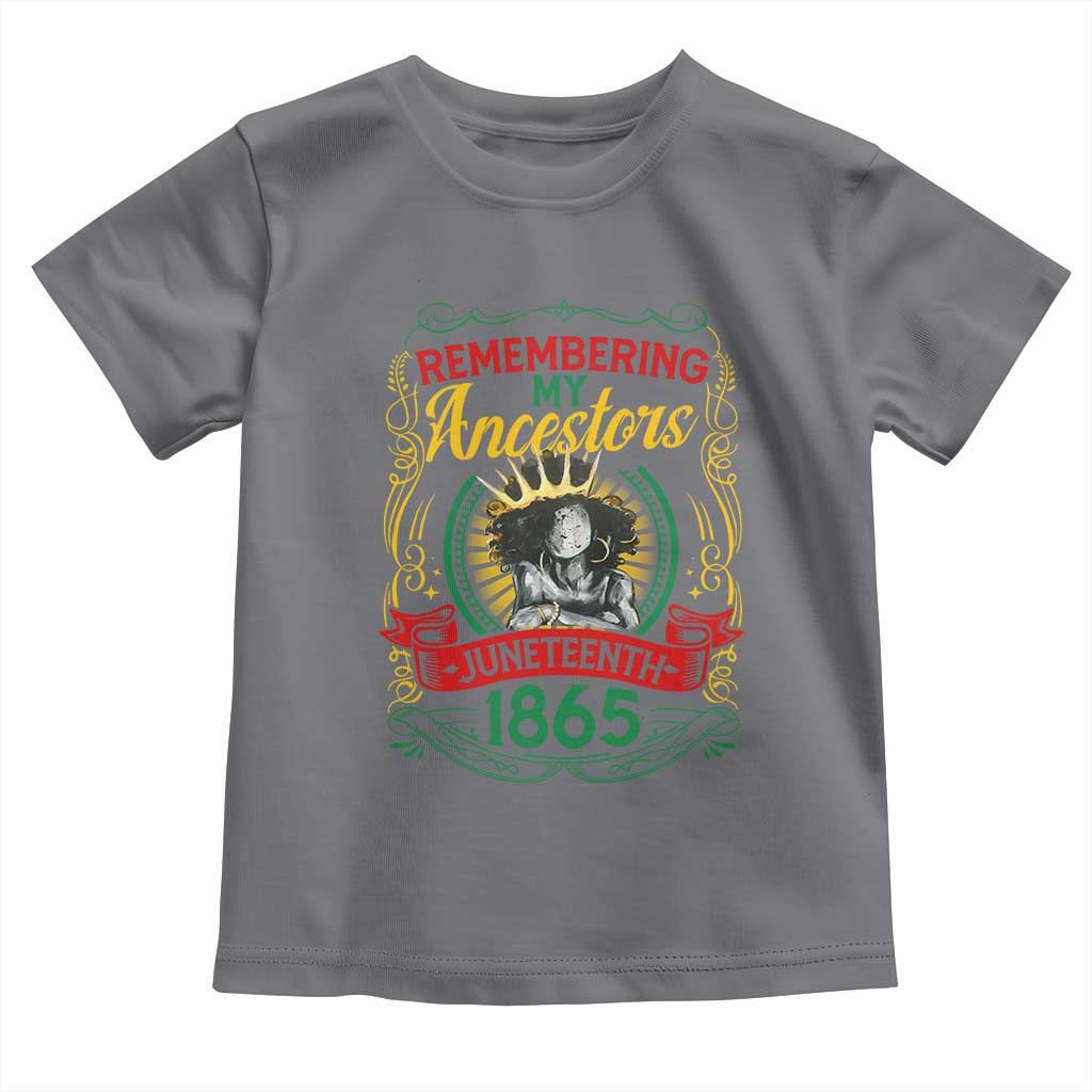 Juneteenth Baby Shirt Remembering My Ancestors Melanin Black Women Pride