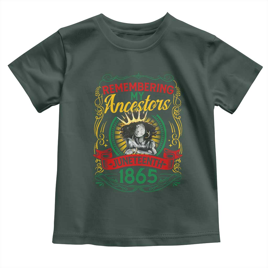 Juneteenth Baby Shirt Remembering My Ancestors Melanin Black Women Pride