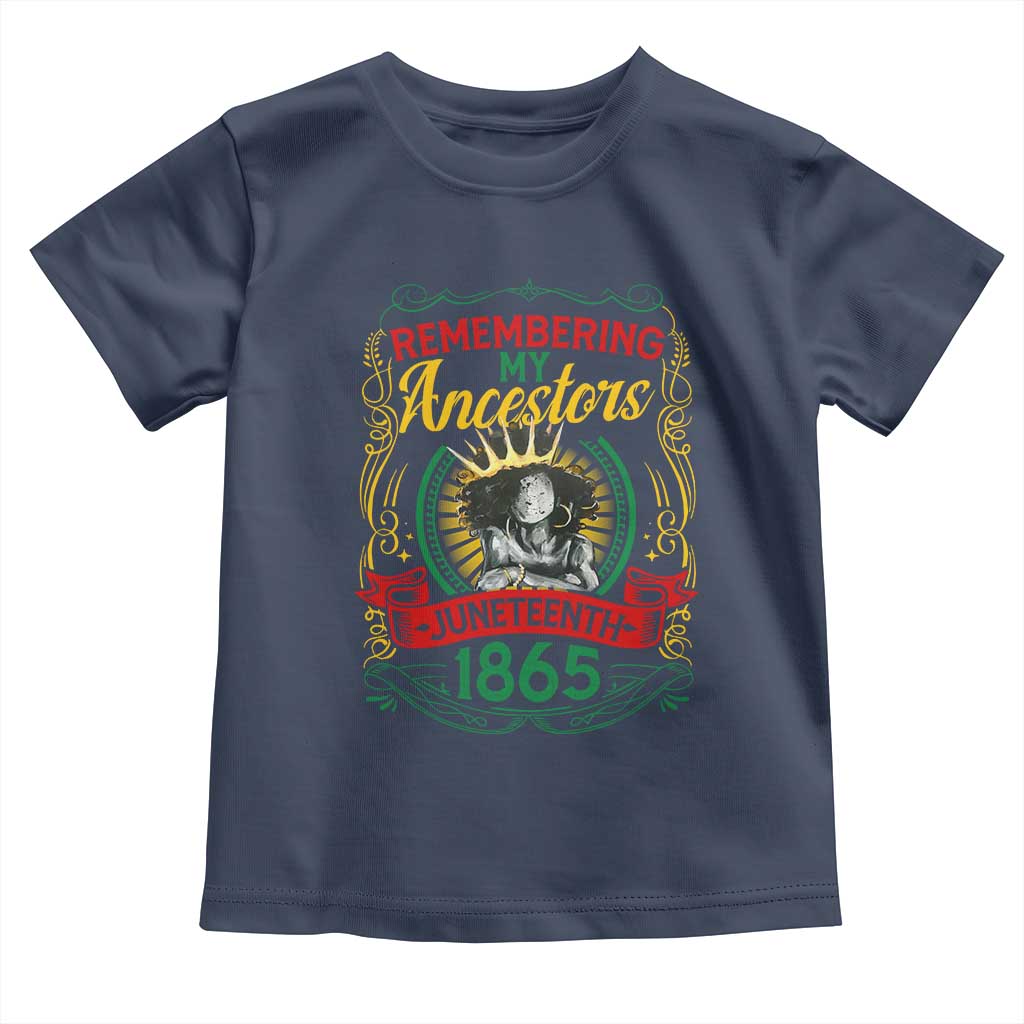 Juneteenth Baby Shirt Remembering My Ancestors Melanin Black Women Pride