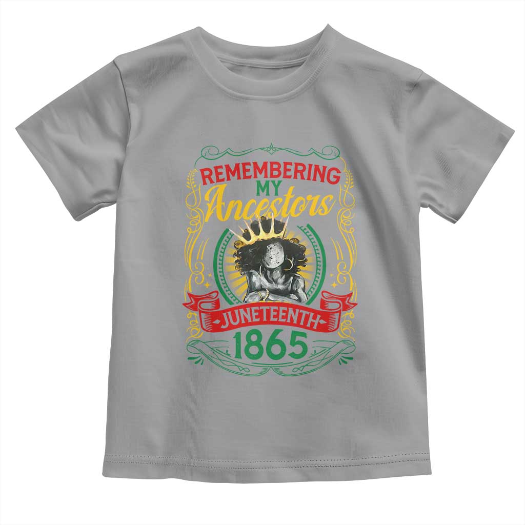 Juneteenth Baby Shirt Remembering My Ancestors Melanin Black Women Pride