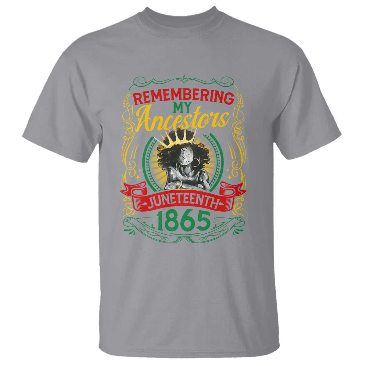 Juneteenth T Shirt Remembering My Ancestors Melanin Black Women Pride