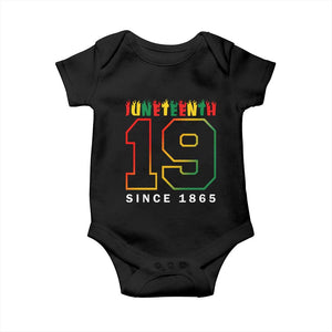 Melanin Black Freedom 1865 Juneteenth Baby Onesie