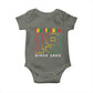 Melanin Black Freedom 1865 Juneteenth Baby Onesie