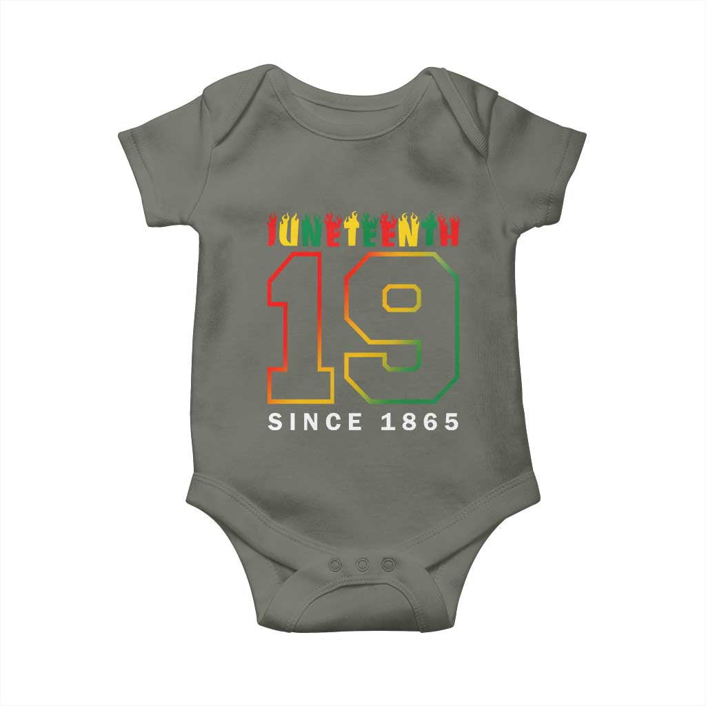 Melanin Black Freedom 1865 Juneteenth Baby Onesie