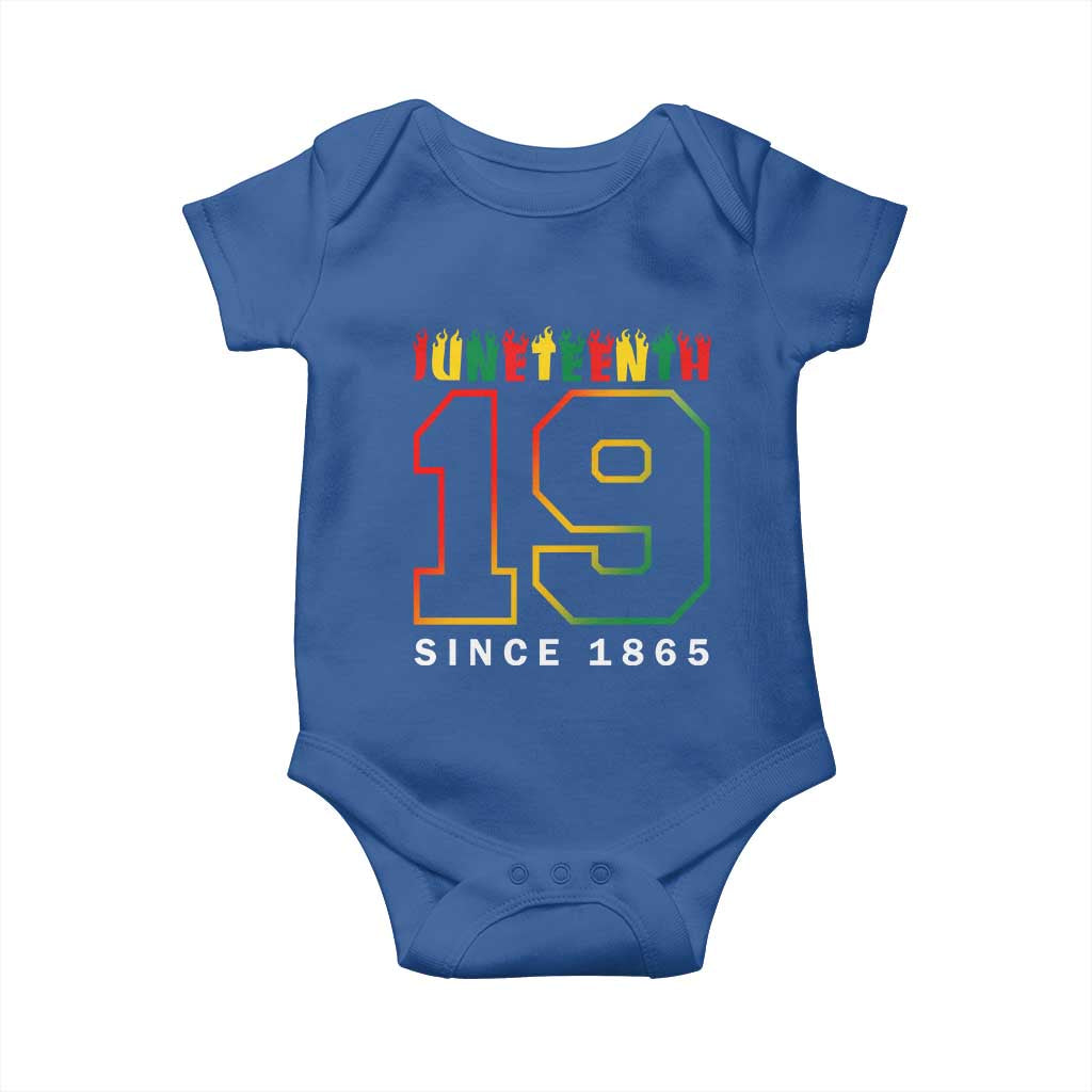 Melanin Black Freedom 1865 Juneteenth Baby Onesie