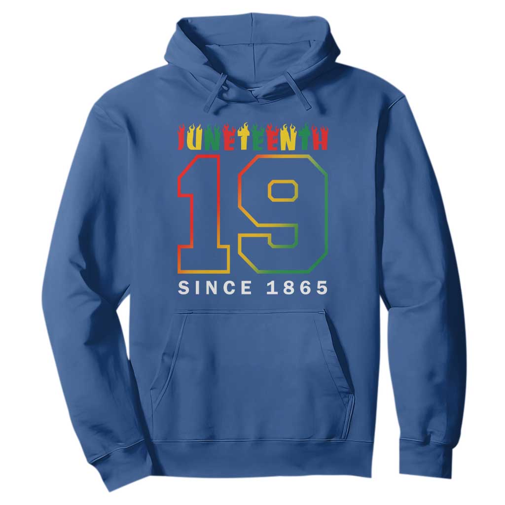 Melanin Black Freedom 1865 Juneteenth Hoodie