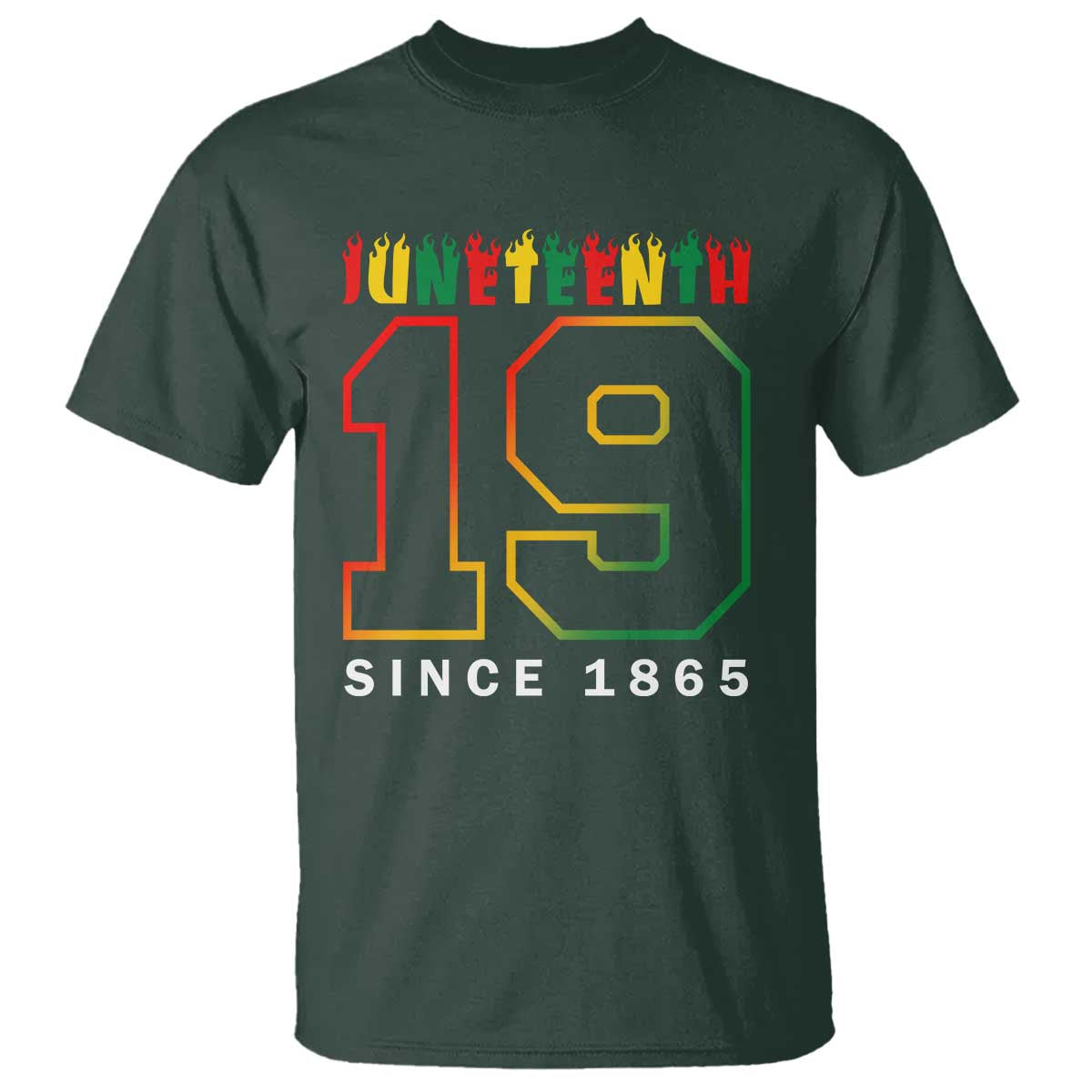 Melanin Black Freedom 1865 Juneteenth T Shirt