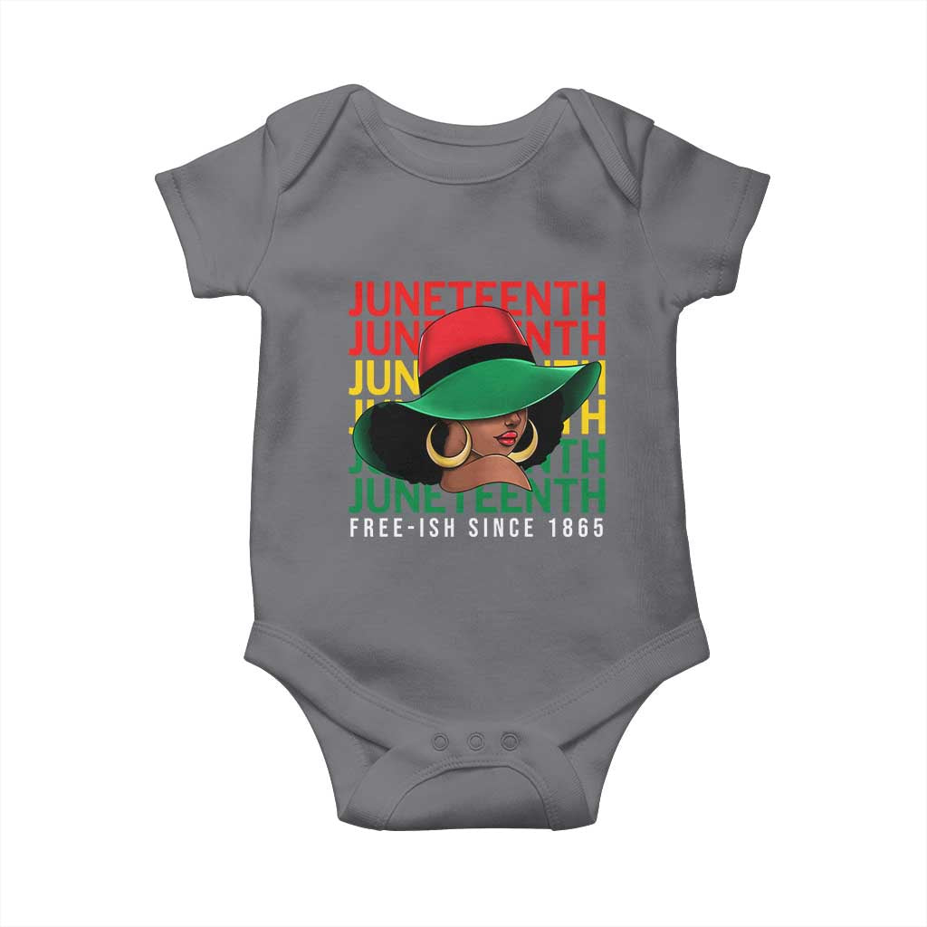 Juneteenth Baby Onesie Freeish Since 1865 Melanin Black Women Pride