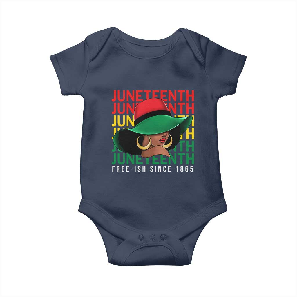 Juneteenth Baby Onesie Freeish Since 1865 Melanin Black Women Pride