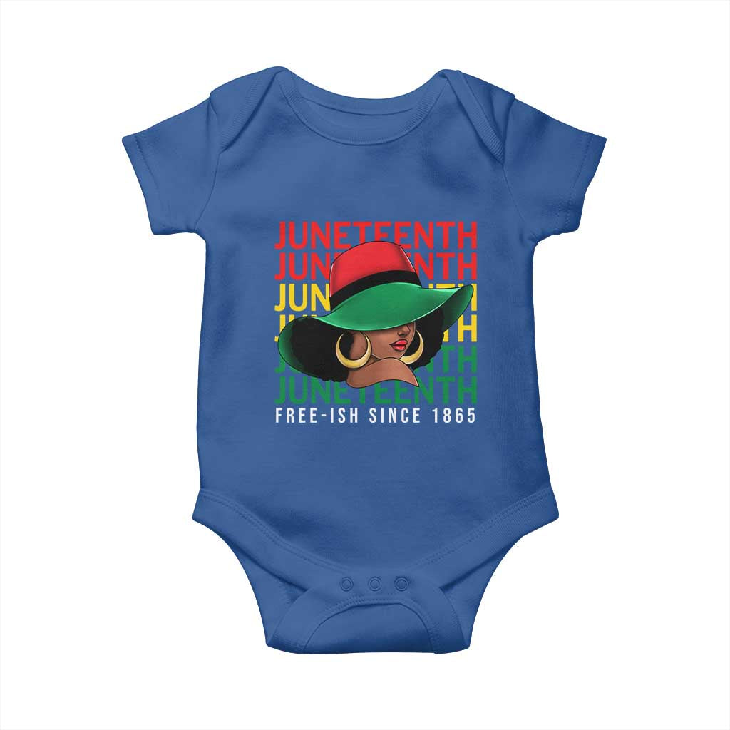 Juneteenth Baby Onesie Freeish Since 1865 Melanin Black Women Pride