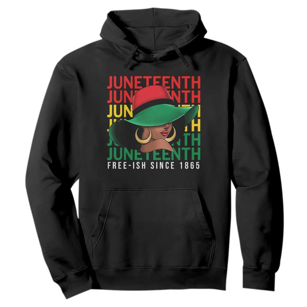 Juneteenth Hoodie Freeish Since 1865 Melanin Black Women Pride