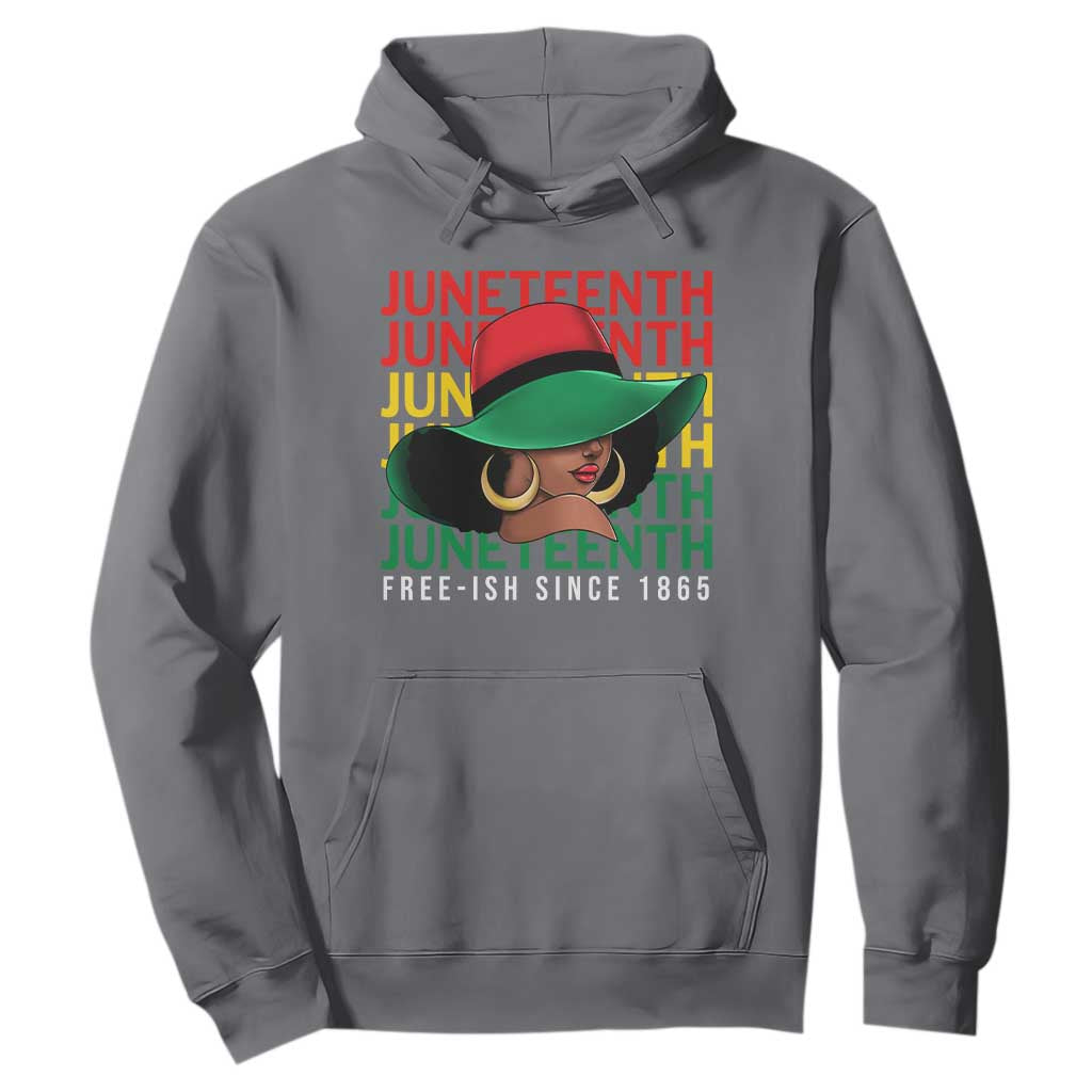 Juneteenth Hoodie Freeish Since 1865 Melanin Black Women Pride