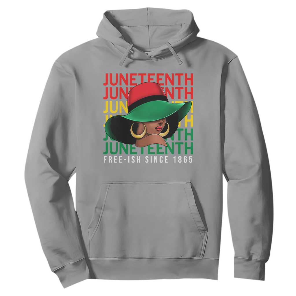 Juneteenth Hoodie Freeish Since 1865 Melanin Black Women Pride