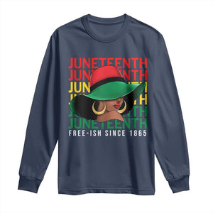 Juneteenth Long Sleeve Shirt Freeish Since 1865 Melanin Black Women Pride