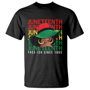 Juneteenth T Shirt Freeish Since 1865 Melanin Black Women Pride