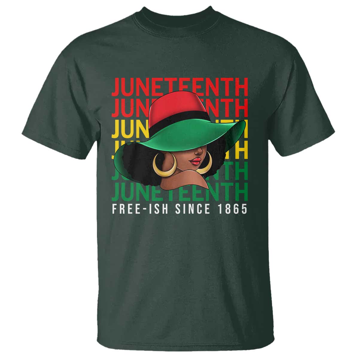 Juneteenth T Shirt Freeish Since 1865 Melanin Black Women Pride