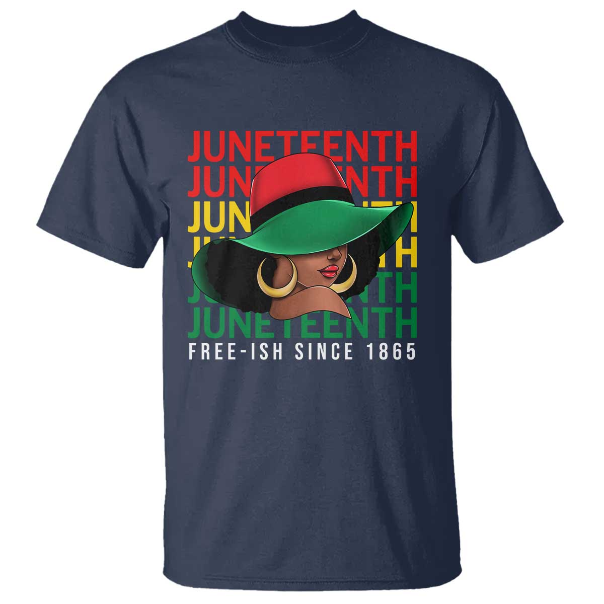 Juneteenth T Shirt Freeish Since 1865 Melanin Black Women Pride