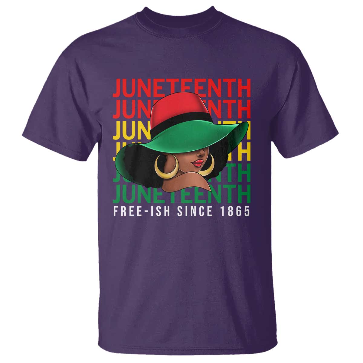 Juneteenth T Shirt Freeish Since 1865 Melanin Black Women Pride