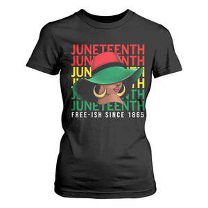 Juneteenth T Shirt For Women Freeish Since 1865 Melanin Black Women Pride