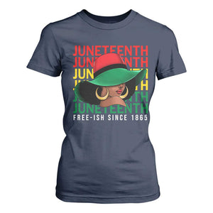 Juneteenth T Shirt For Women Freeish Since 1865 Melanin Black Women Pride