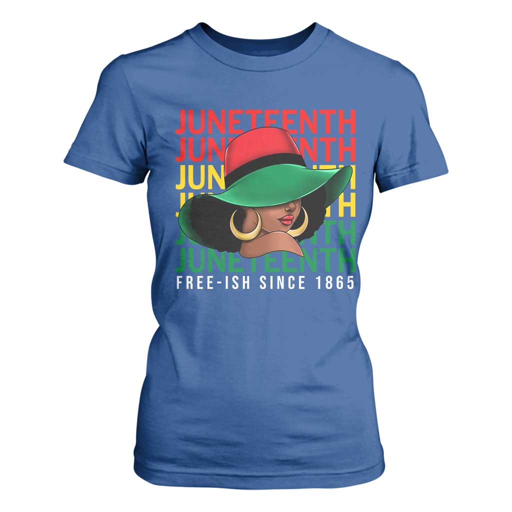 Juneteenth T Shirt For Women Freeish Since 1865 Melanin Black Women Pride