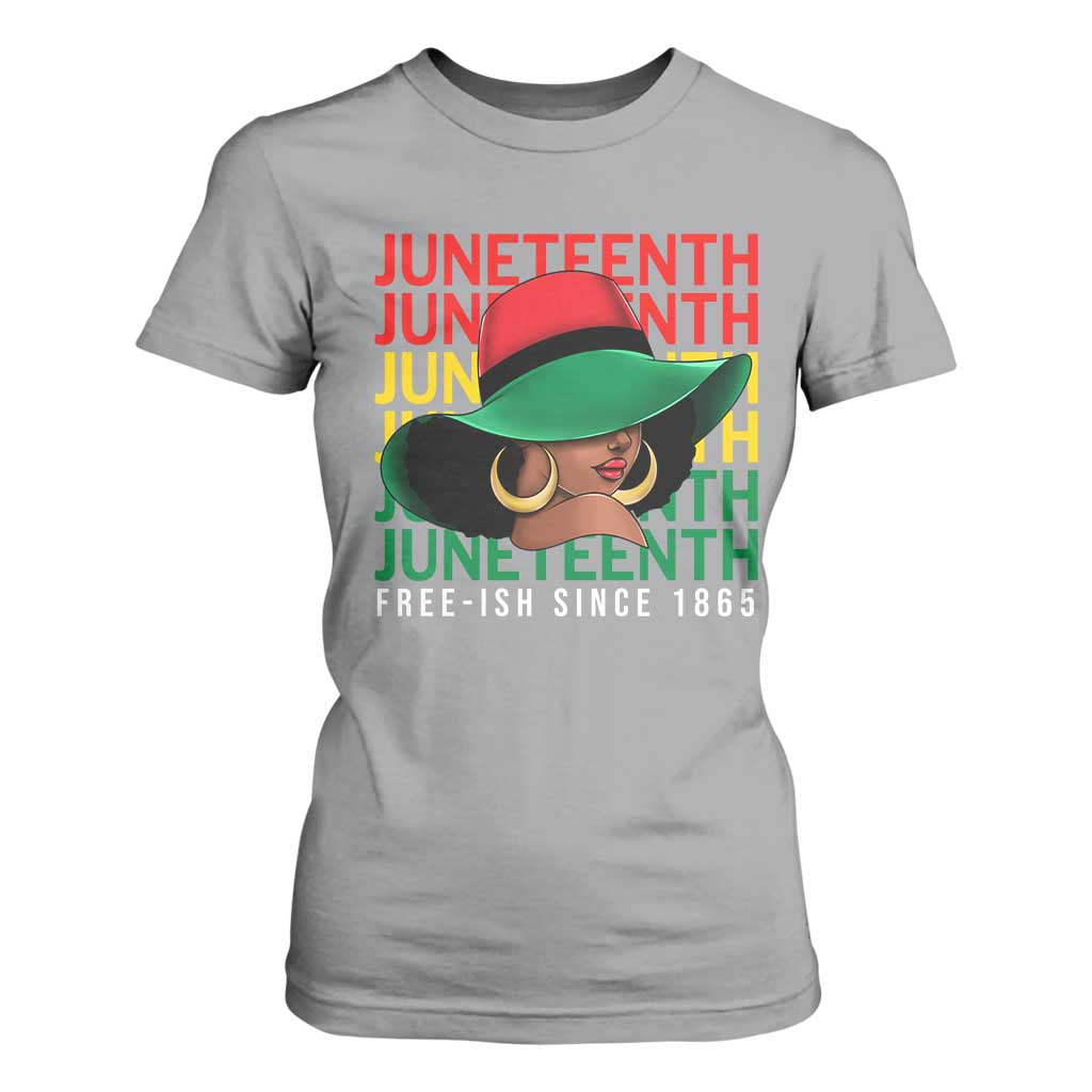 Juneteenth T Shirt For Women Freeish Since 1865 Melanin Black Women Pride