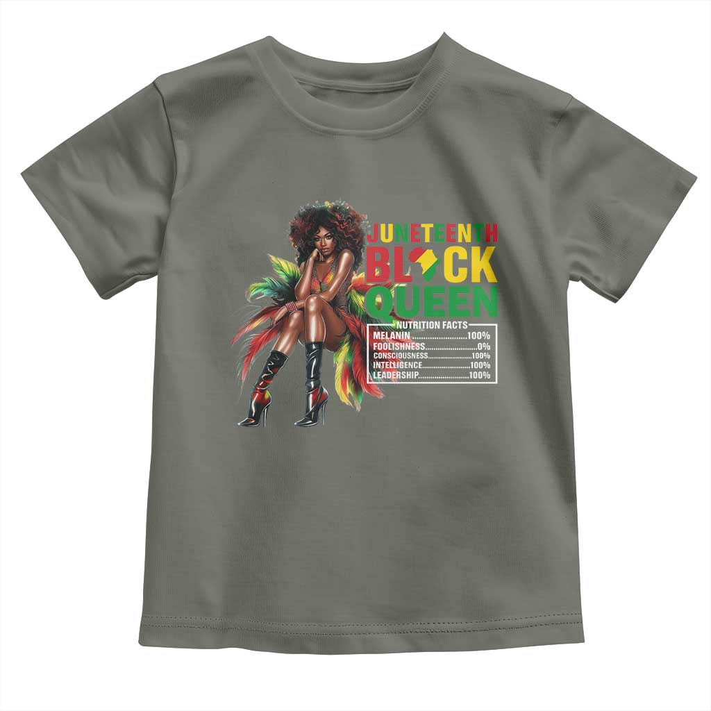 Juneteenth Baby Shirt Black Queen Nutritional Facts African American