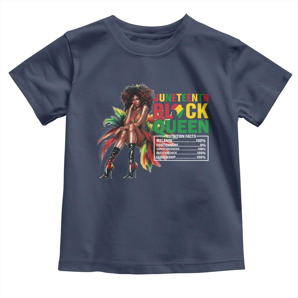 Juneteenth Baby Shirt Black Queen Nutritional Facts African American