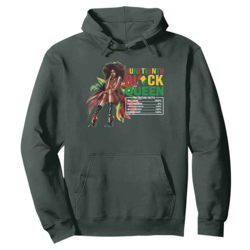 Juneteenth Hoodie Black Queen Nutritional Facts African American