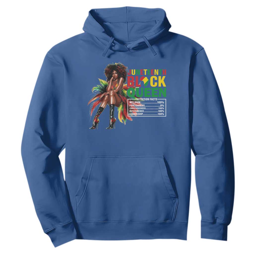 Juneteenth Hoodie Black Queen Nutritional Facts African American