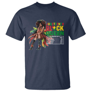 Juneteenth T Shirt Black Queen Nutritional Facts African American