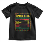 Juneteenth Baby Shirt Black King Nutritional Facts African American