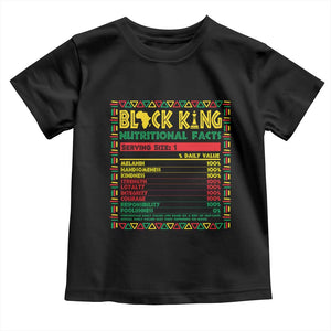 Juneteenth Baby Shirt Black King Nutritional Facts African American