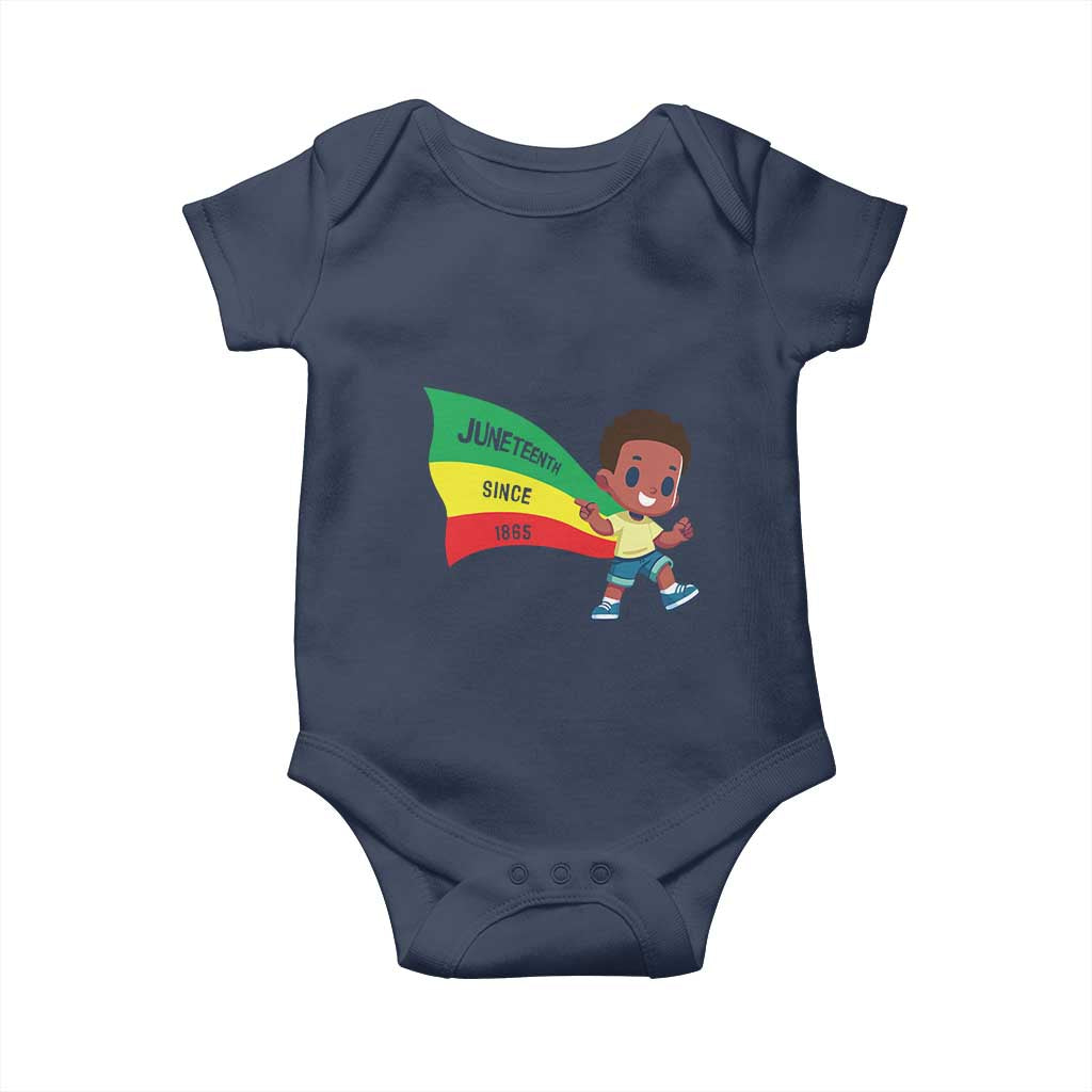 Juneteenth 1865 Baby Onesie Cool Melanin Black Boys Kids