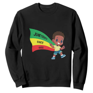 Juneteenth 1865 Sweatshirt Cool Melanin Black Boys Kids