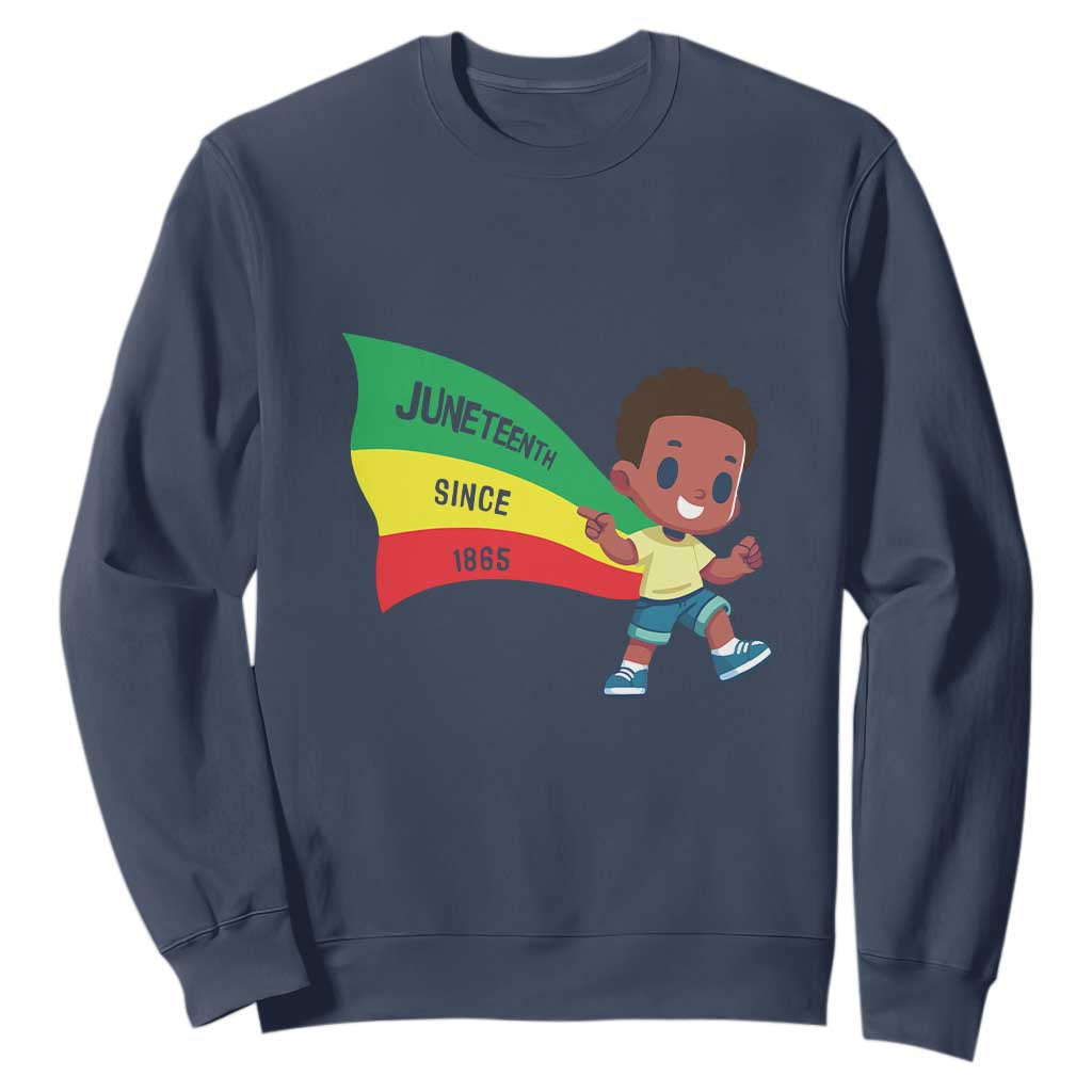 Juneteenth 1865 Sweatshirt Cool Melanin Black Boys Kids