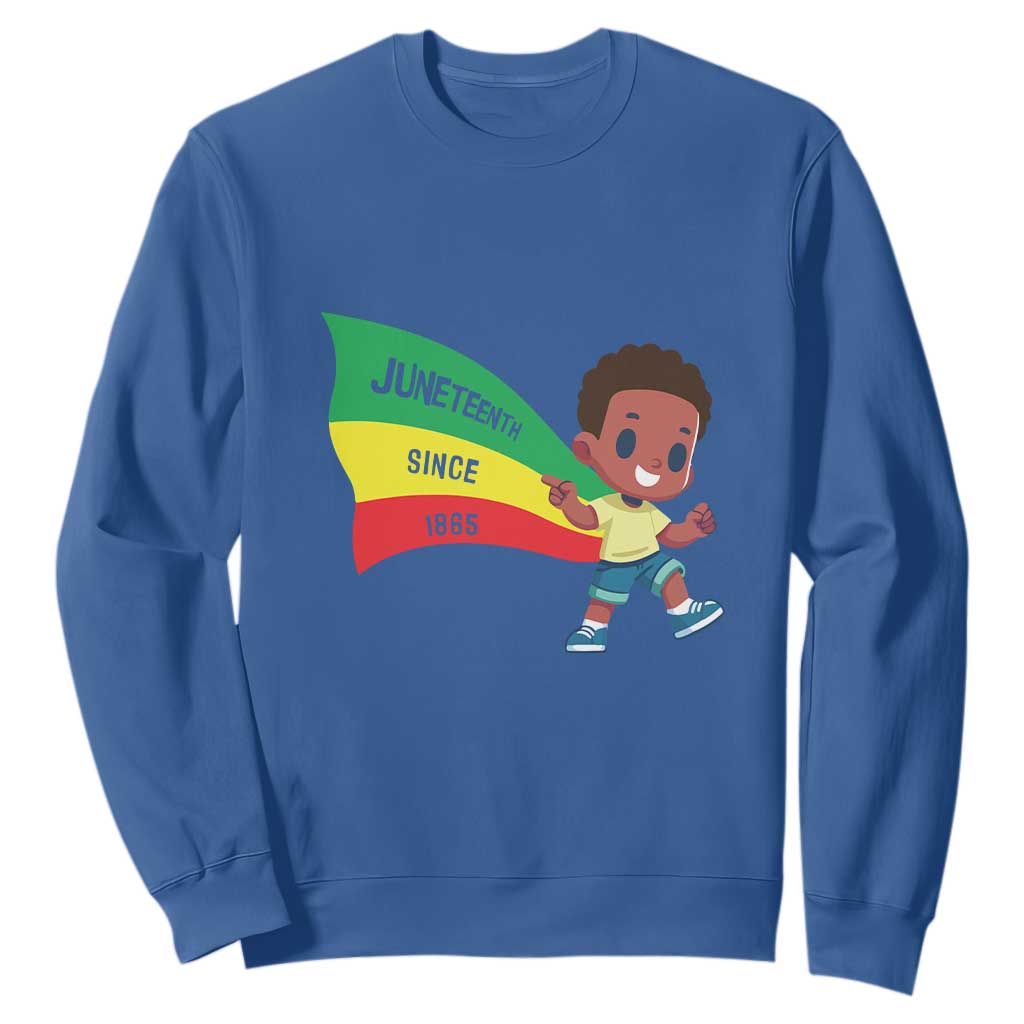 Juneteenth 1865 Sweatshirt Cool Melanin Black Boys Kids
