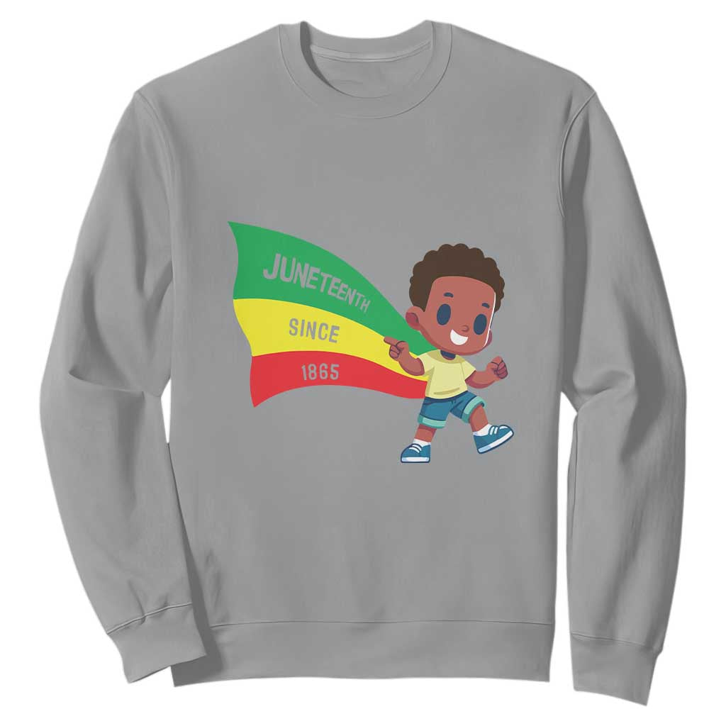 Juneteenth 1865 Sweatshirt Cool Melanin Black Boys Kids