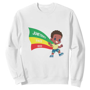 Juneteenth 1865 Sweatshirt Cool Melanin Black Boys Kids