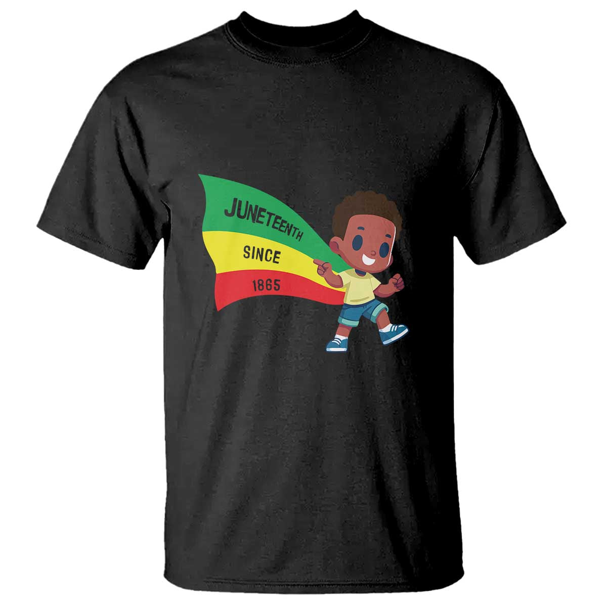 Juneteenth 1865 T Shirt Cool Melanin Black Boys Kids