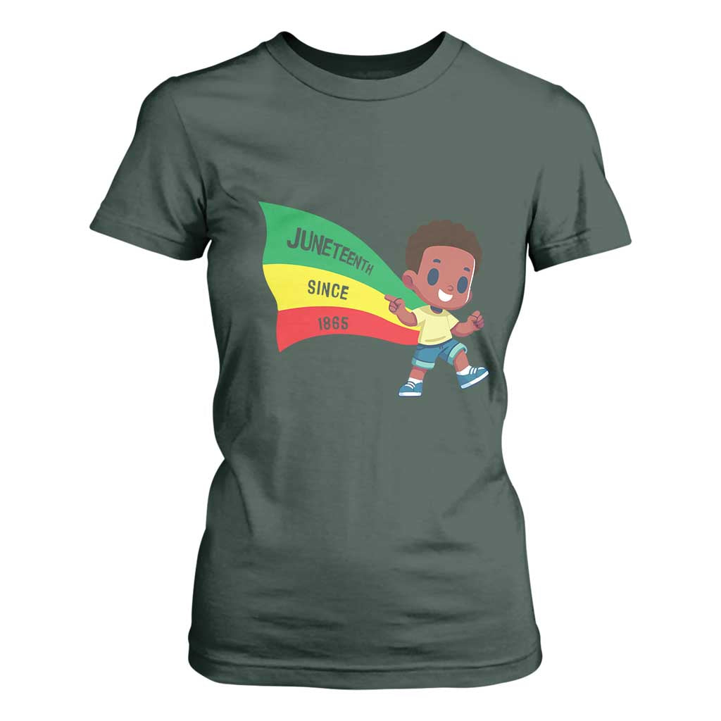 Juneteenth 1865 T Shirt For Women Cool Melanin Black Boys Kids