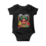 Juneteenth 1865 Baby Onesie Little Miss Cute Melanin Black Girls Kids