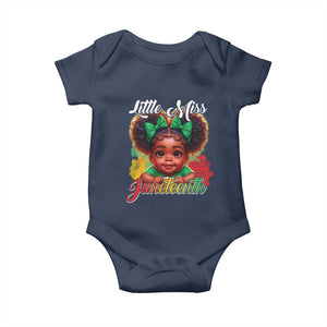 Juneteenth 1865 Baby Onesie Little Miss Cute Melanin Black Girls Kids