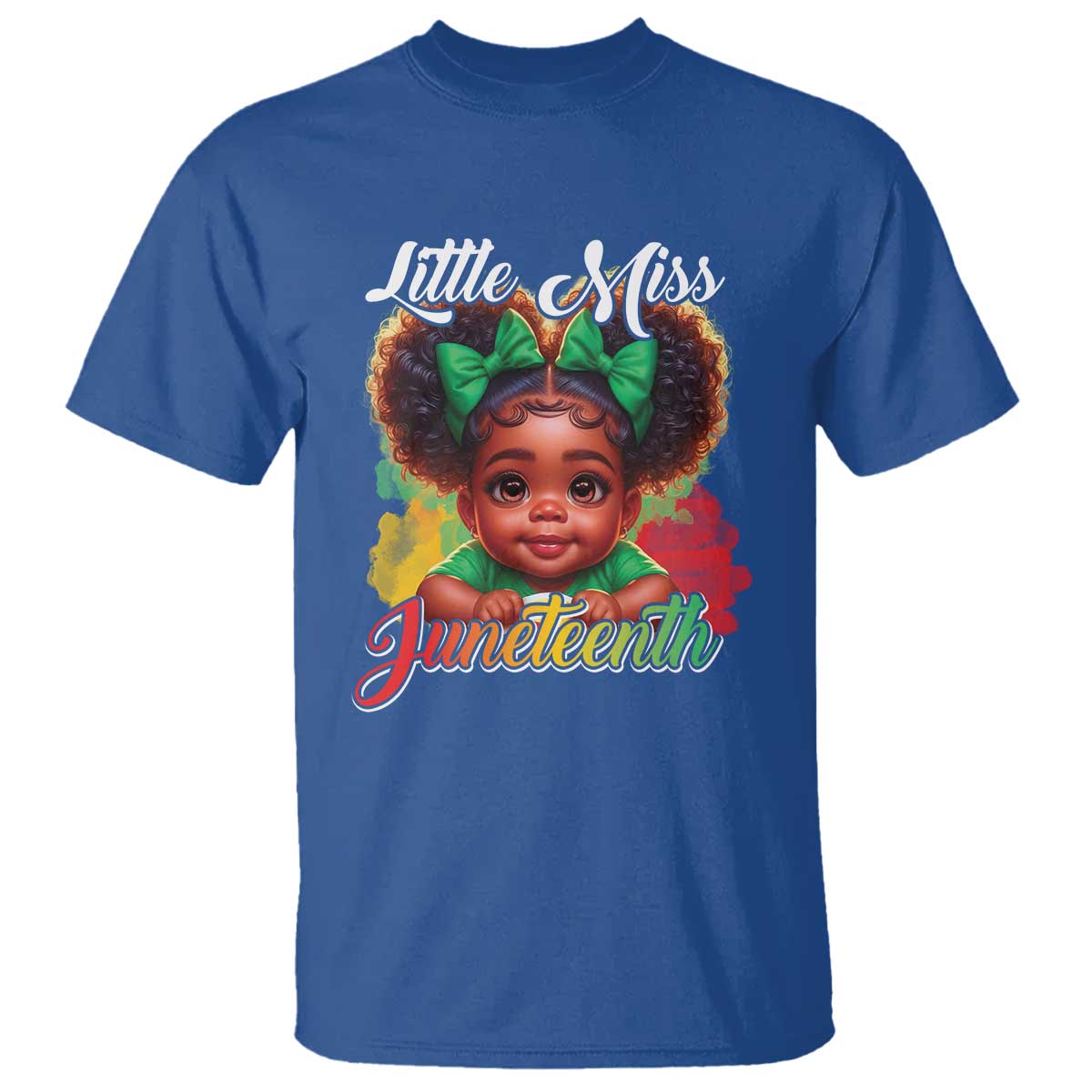 Juneteenth 1865 T Shirt Little Miss Cute Melanin Black Girls Kids