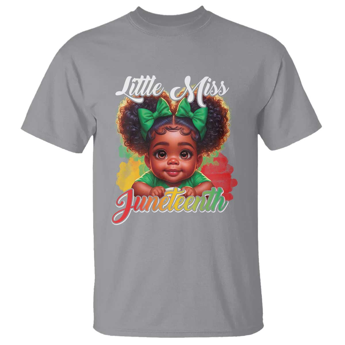 Juneteenth 1865 T Shirt Little Miss Cute Melanin Black Girls Kids
