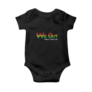 Juneteenth Baby Onesie We Out Harriet Tubman Quotes
