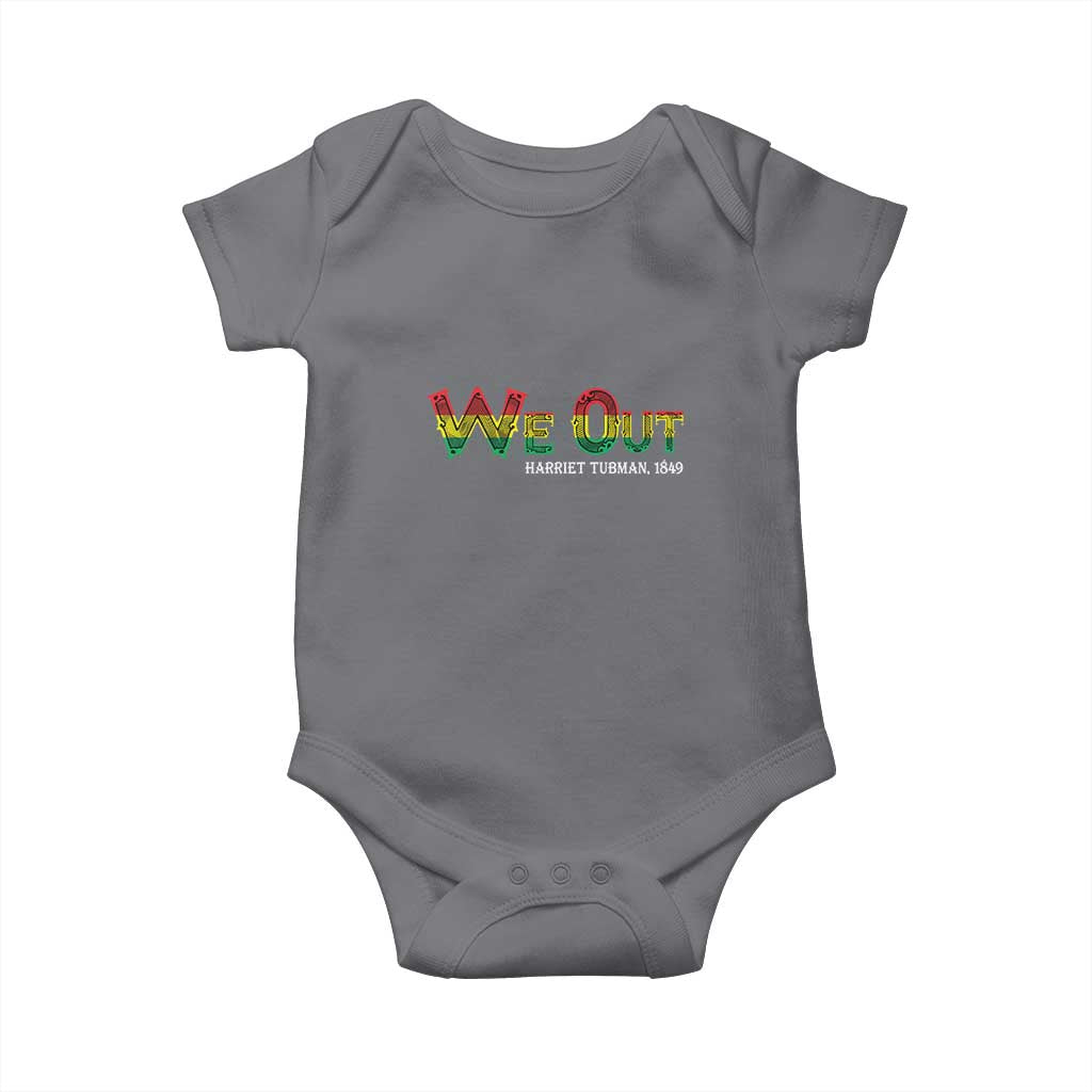 Juneteenth Baby Onesie We Out Harriet Tubman Quotes