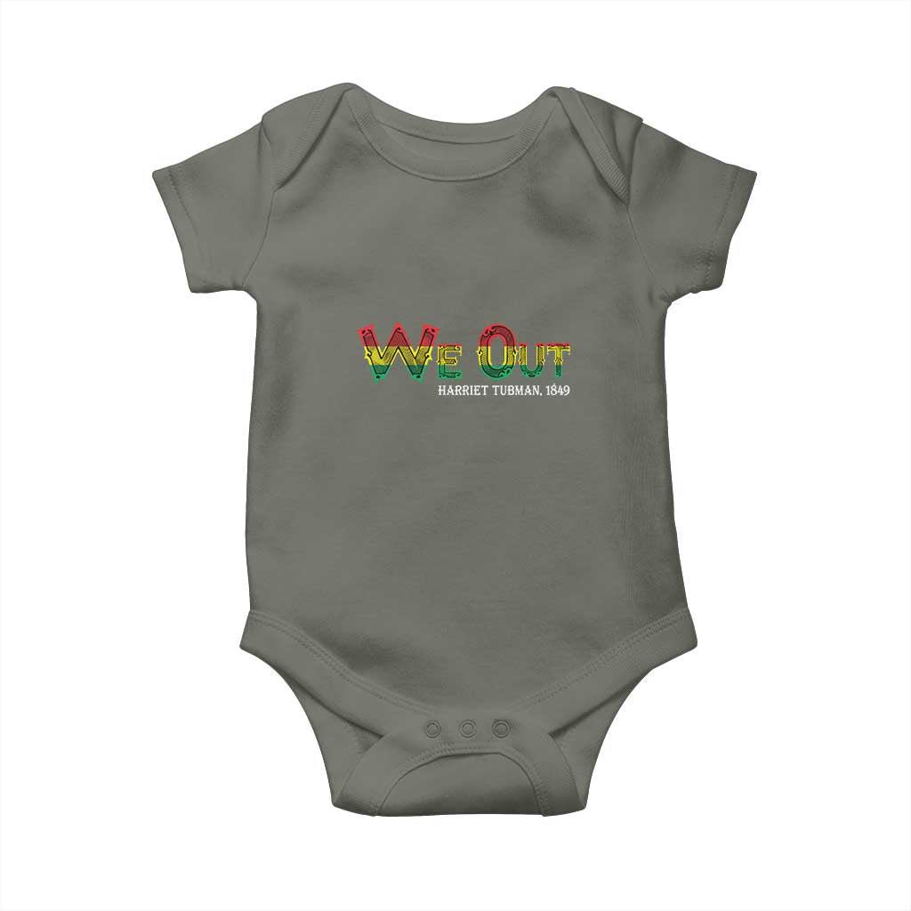 Juneteenth Baby Onesie We Out Harriet Tubman Quotes