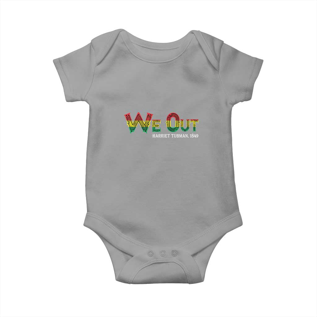 Juneteenth Baby Onesie We Out Harriet Tubman Quotes